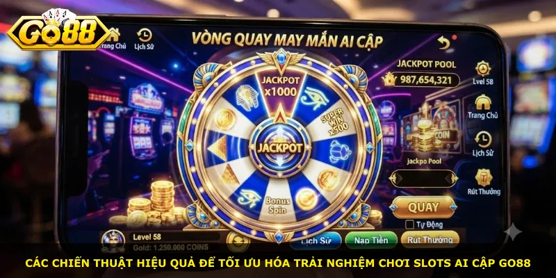 Các chiến thuật hiệu quả để tối ưu hóa trải nghiệm chơi slots Ai Cập Go88