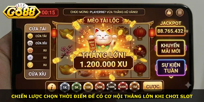 Chiến lược chọn thời điểm để có cơ hội thắng lớn khi chơi slot