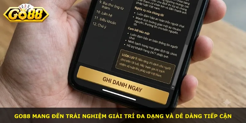 Go88 mang đến trải nghiệm giải trí đa dạng và dễ dàng tiếp cận