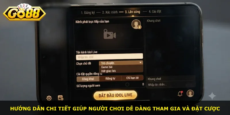 Hướng dẫn chi tiết giúp người chơi dễ dàng tham gia và đặt cược