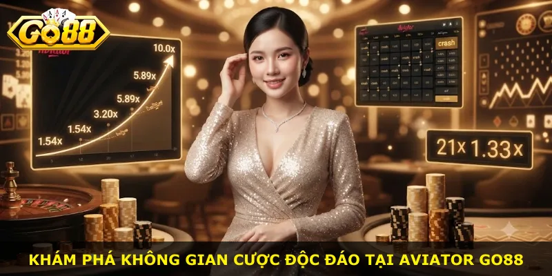 Khám phá không gian cược độc đáo tại Aviator Go88