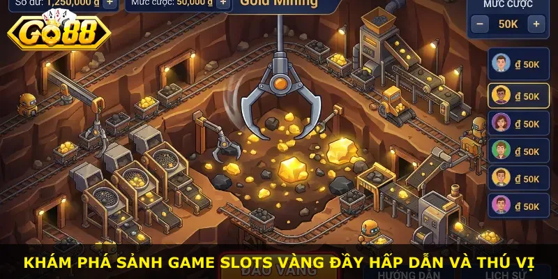 Khám phá sảnh game slots vàng đầy hấp dẫn và thú vị