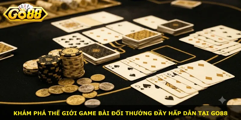 Khám phá thế giới game bài đổi thưởng đầy hấp dẫn tại Go88
