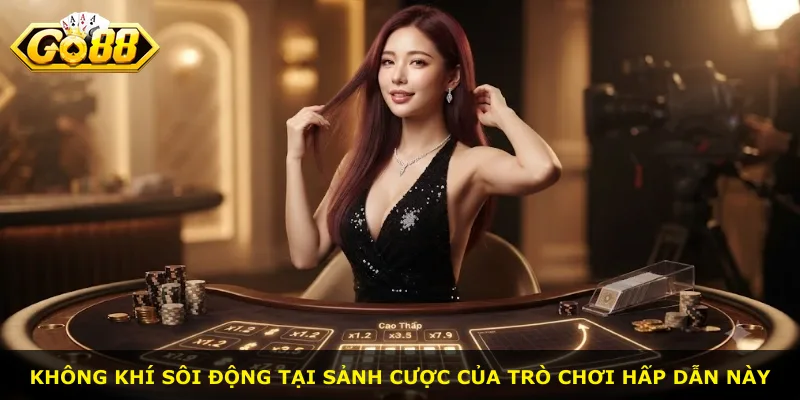 Không khí sôi động tại sảnh cược của trò chơi hấp dẫn này