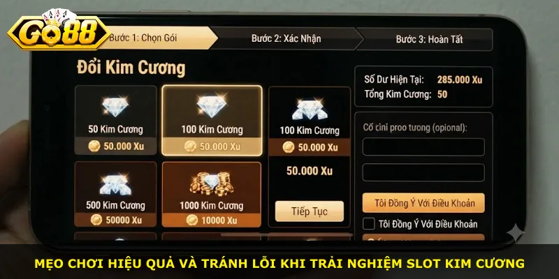 Mẹo chơi hiệu quả và tránh lỗi khi trải nghiệm slot Kim Cương