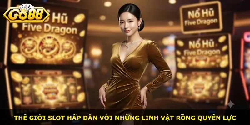 Thế giới slot hấp dẫn với những linh vật rồng quyền lực