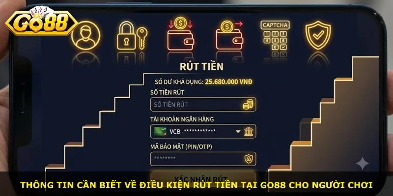 Thông tin cần biết về điều kiện rút tiền tại Go88 cho người chơi